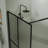 Premium shower doors with frosted tempered glass