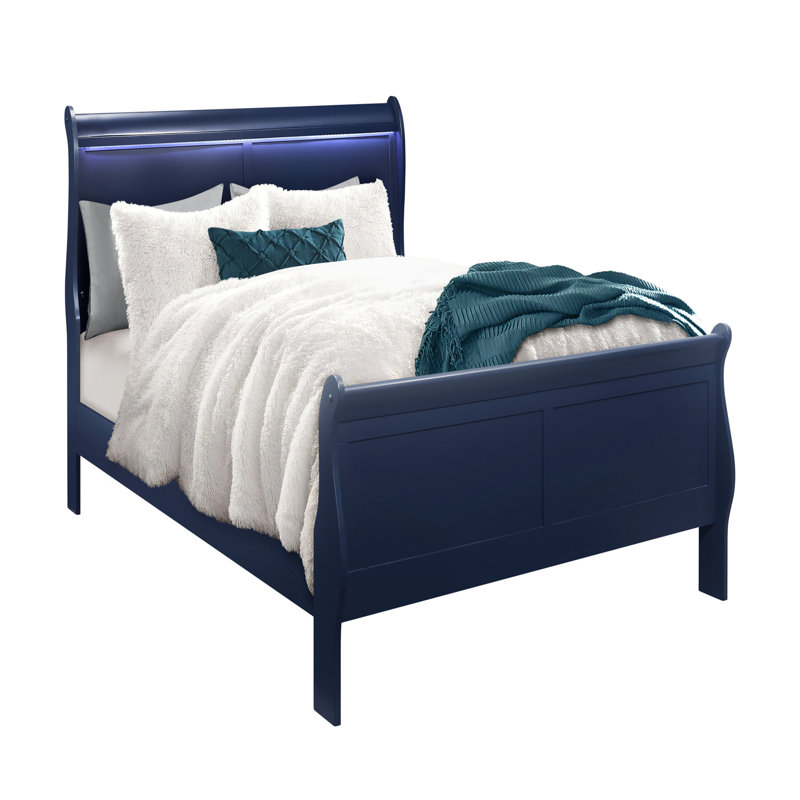 Ensemble de chambre à coucher, Grand, Bleu marine