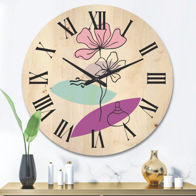 Horloge murale élémentaire