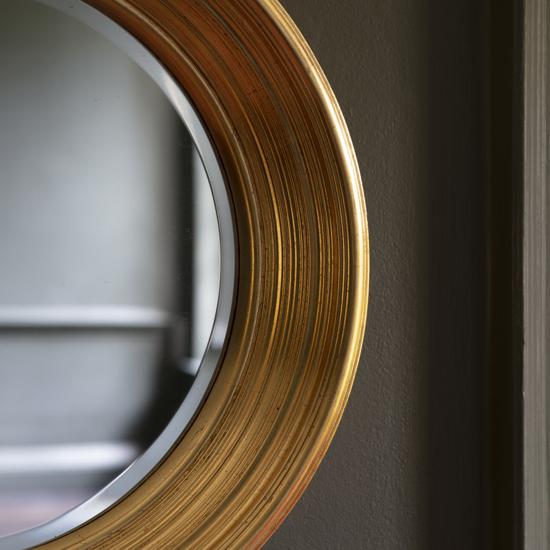 Jens Wood Flat Wall Mirror