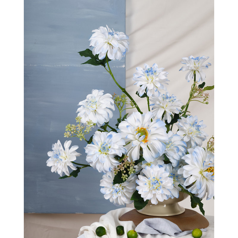 Ensemble de dahlia 17 po, Bleu