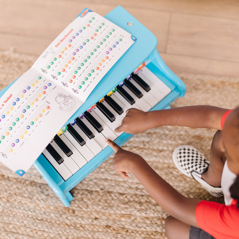 Apprendre à jouer du piano, Bleu