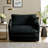 Modern Accent Arm Chair With Ottoman-1715704954
