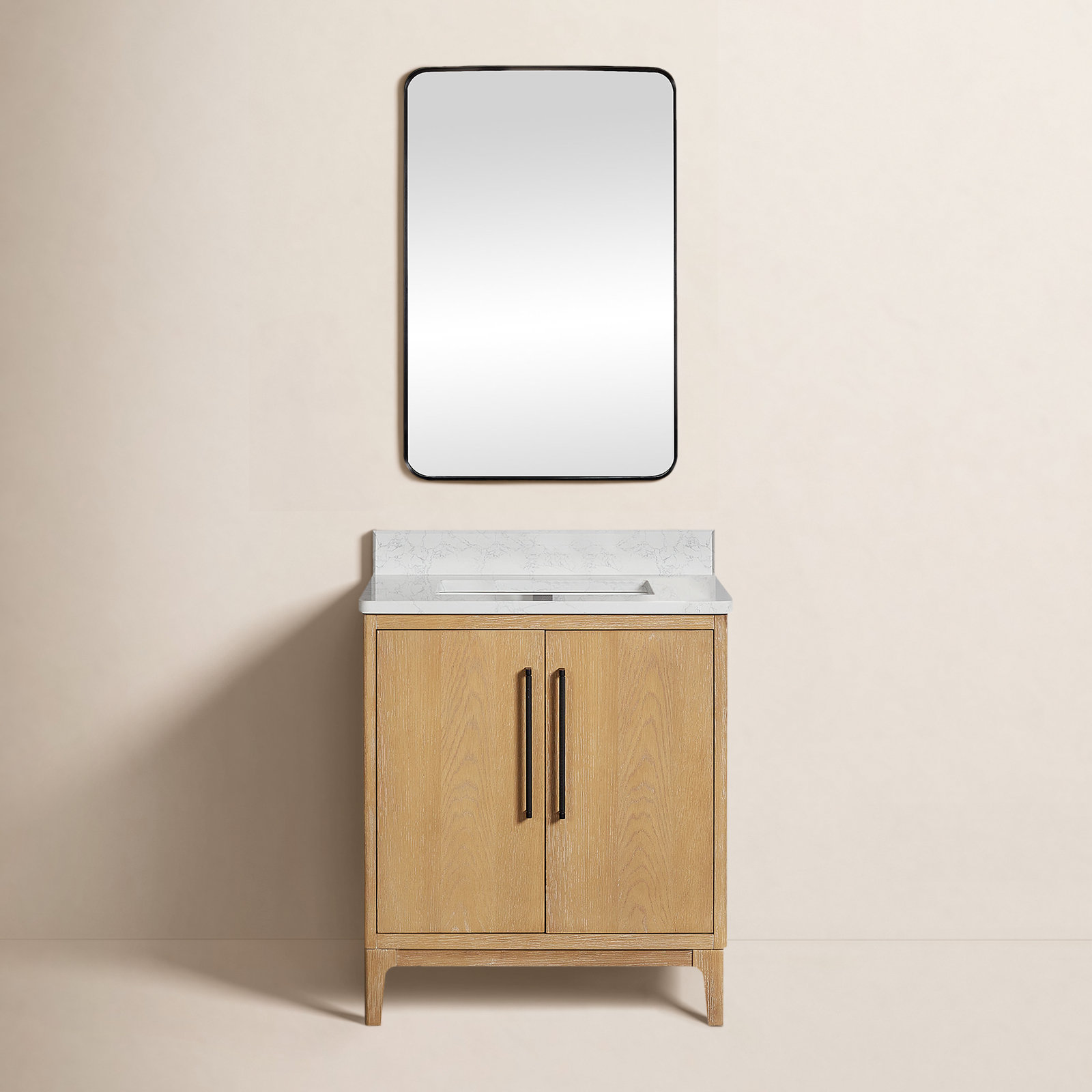 Langosta 30" Single Bathroom Vanity, Washed Ash Gray