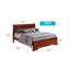 Timeless Cherry King Bed With Classic Design