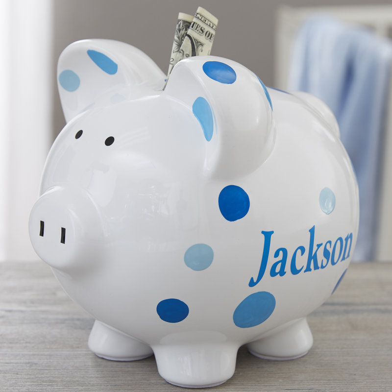 Text & Numbers Piggy Bank, Yes