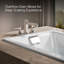 Tea-for-Two 60" x 32" Drop In or Undermount Whirlpool Cast Iron Bathtub with Heater-184694914