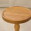 Table de bout ronde en bois massif, table à boissons à piédestal, grand support pour plante-118690974-118690972