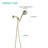 5 Mode Adjustable Settings Handheld Shower Head With Hose High Pressure Shower Heads-122404606