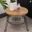 Table de bout en bois massif Ascano