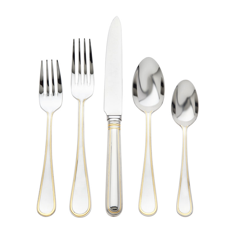 Ricci Argentieri Ascot Stainless Steel Flatware Set