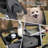 Foldable Pet Stroller, 3 Wheels Folding Carrier Jogger Stroller for Dogs Cats with Canopy and Basket-111302527