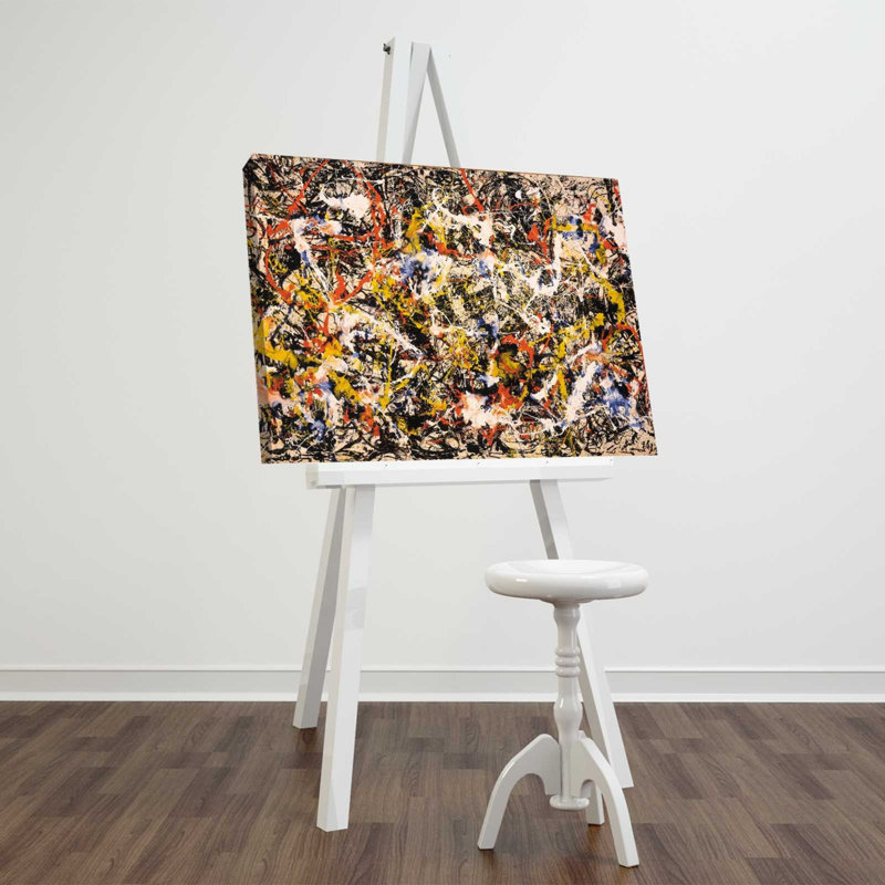 Jackson Pollock, impression sur toile tendue