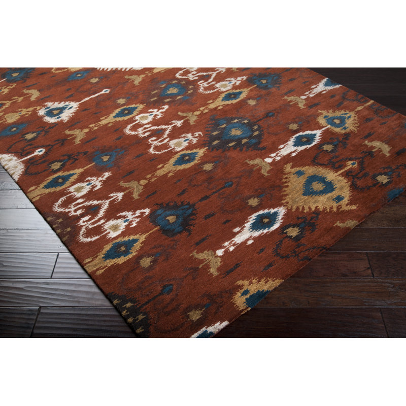 Diavione Wool Ikat Indoor Rug, Rectangle 9' x 13'