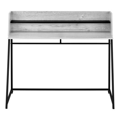 Computer Desk, Home Office, Laptop, Storage Shelves, 48"L, Work, Laminate, Metal