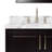 85'' Double Bathroom Vanity with Carrara Marble Top-81716216