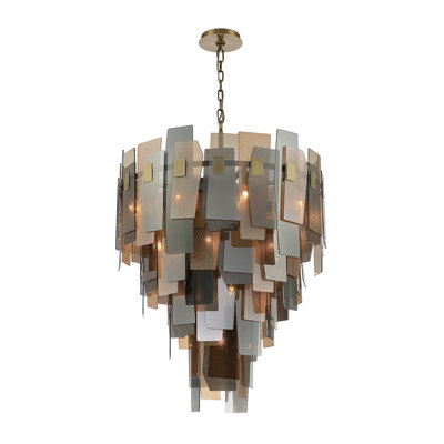 Cocolina 19 light Chandelier in Bronze