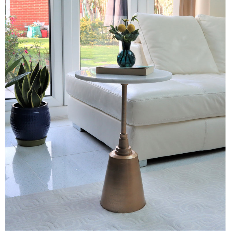 Maitland Pedestal End Table