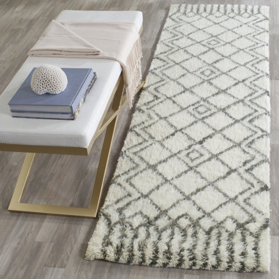 Jamerson Geometric Wool Hand Woven Area Rug