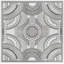 Tapis blanc et noir Aucun-1163620590