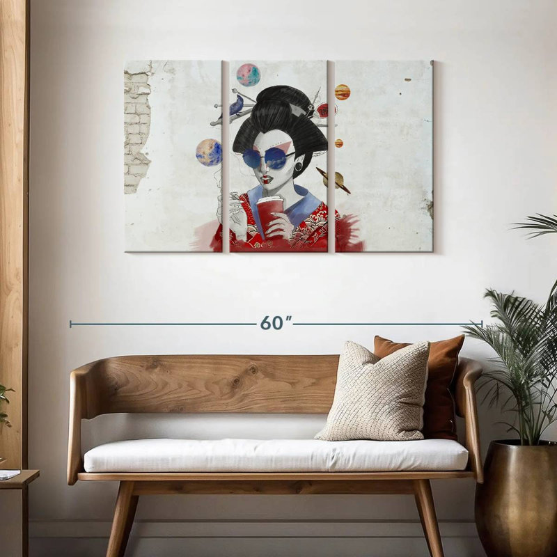 Geisha urbaine Leisha, H 28 po x l 45 po