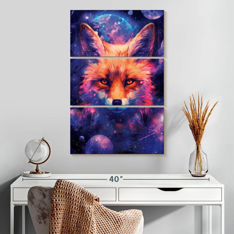 Brampt Cosmic Fox I, 32" H x 20" W