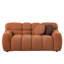 Applauded Brown Boucle 2 places, style de vie élégant et confortable 2 rencontre le goût des gens pour le confort