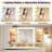 43" Large Makeup Vanity With Glass Top & Cabinet