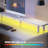 Neesha Desk with LED Lights, Computer Desk with Storage, Corner Desk with Drawers, Home Office Desk with Shelves, Writing Desk with 4 File Drawers, Gaming Desk with Power Outlets, Study Desk-101530546-92210965