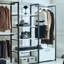White Freestanding Wood Closet With Metal - Extra Deep Storage Drawers, Powder Coating, Water & Heat Materials, Stain Scratch Surface System Frame, Depth Storage, , E0 Board