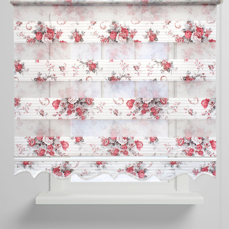 Semi Sheer Zebra Shades, 31"W x 102"L