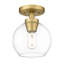Plafonnier semi-encastré 1 lumière 7,25 po Saltash-504646321-403443200