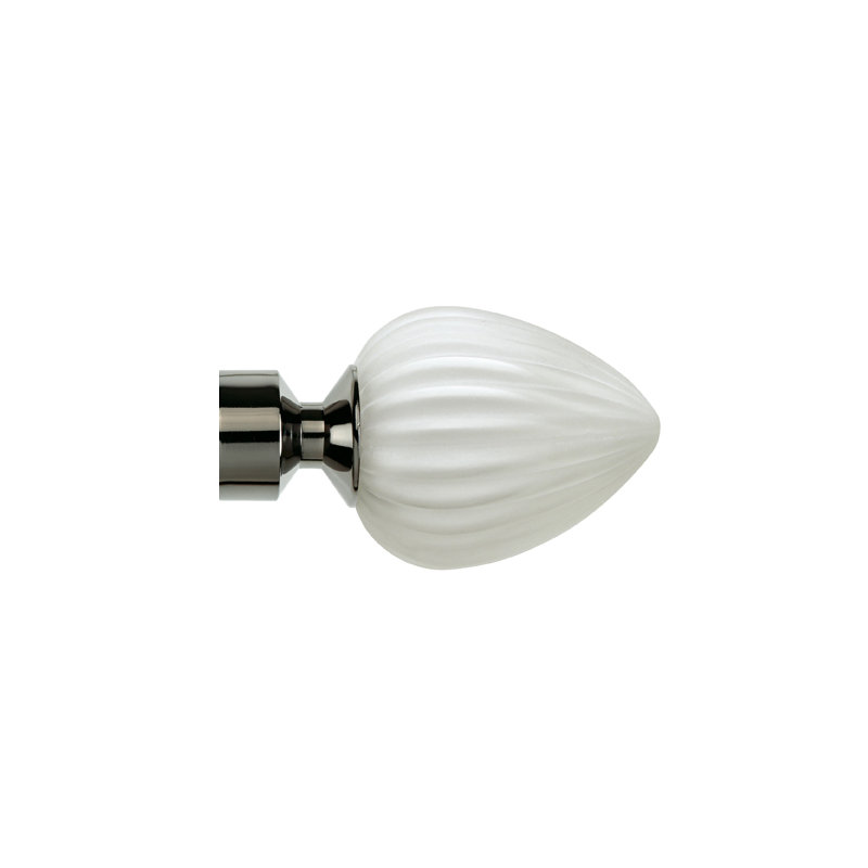 Violetta 24.13cm Finial, Polished Graphite