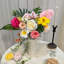 Ensemble de décoration de fleurs artificielles bricolage, boîte de 30 pièces avec tiges de fil, fleurs en soie et en mousse pour le mariage et la décoration intérieure