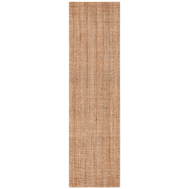 Martha Stewart Hand Woven Jute Solid Color Rug, Runner 2'3" x 8'