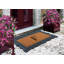 Paillasson à motif de monogramme de 24 po x 36 po Carson-70051051-70051030