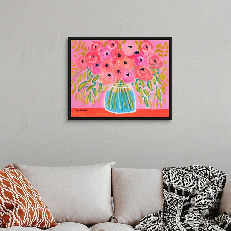 «Afprès Glow» par Kait Roberts, reproduction d'art sur toile, H 26 po x l 32 po x P 1,75 po, Cadre noir
