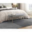 Banc d'entrée moderne Modern Home Furniture 1pc Gray Chenille