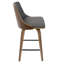 Tabouret de comptoir pivotant 26 po Arabelle (ensemble de 2)-2022387800