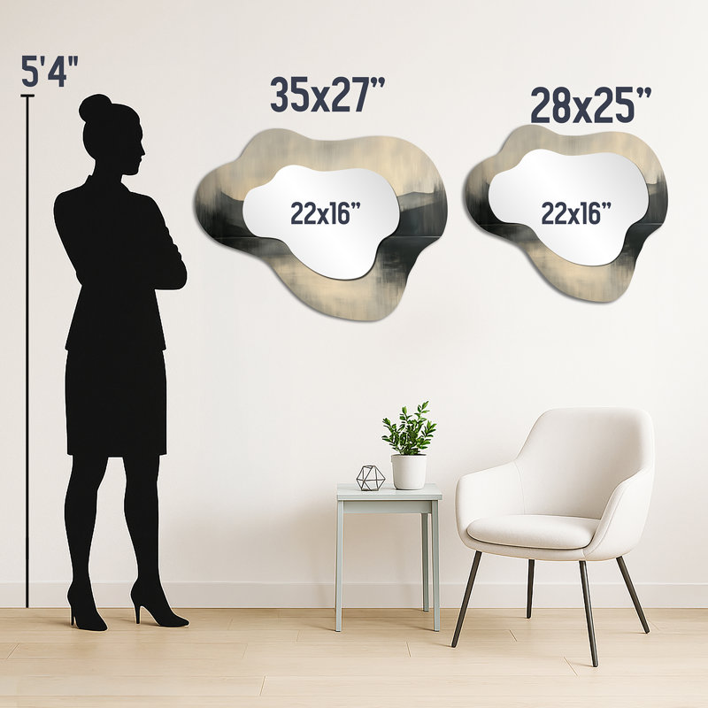 Miroir mural Coastal, 27" x 35"