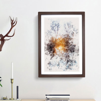 Trees - Picture Frame Graphic Art