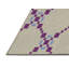Tapis brun clair/violet tissé à la machine-639896623