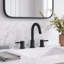 Circular Widespread Bathroom Faucet 3 Hole, 2-handle Bathroom Sink Faucet with Drain Assembly-53136768