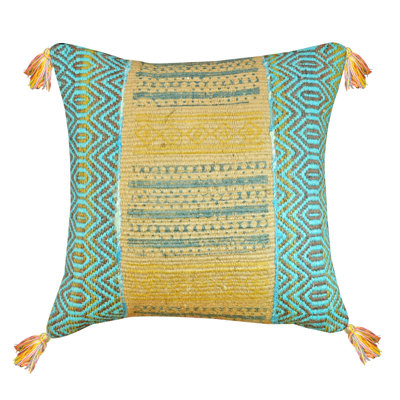 Geometric Cotton Throw Pillow