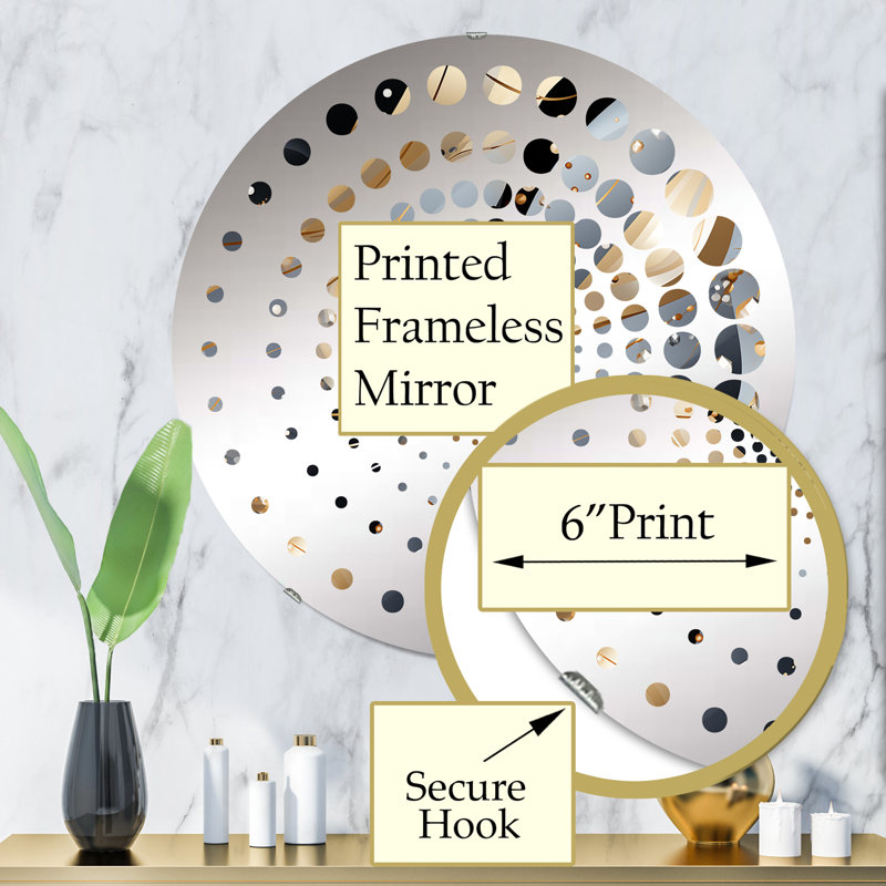 Circle Mirror, 31.4" x 31.4"