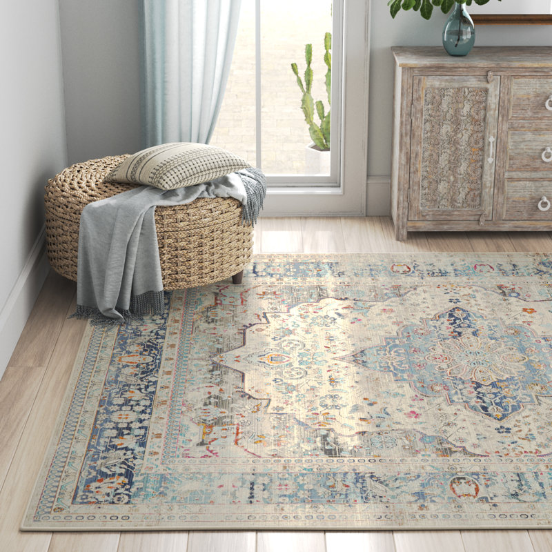 Minda Oriental Indoor Rug, Rectangle 7'10" x 9'10"