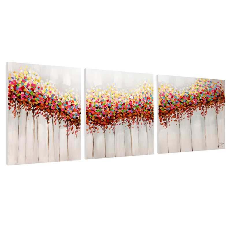 3-Piece Acrylic Painting Set Sunny Grove