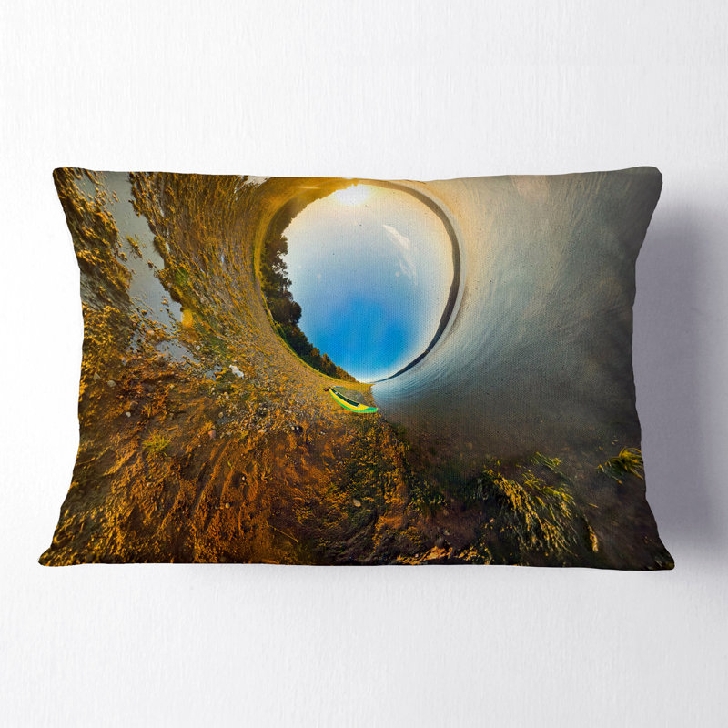 Landscape Reversible Throw Pillow
