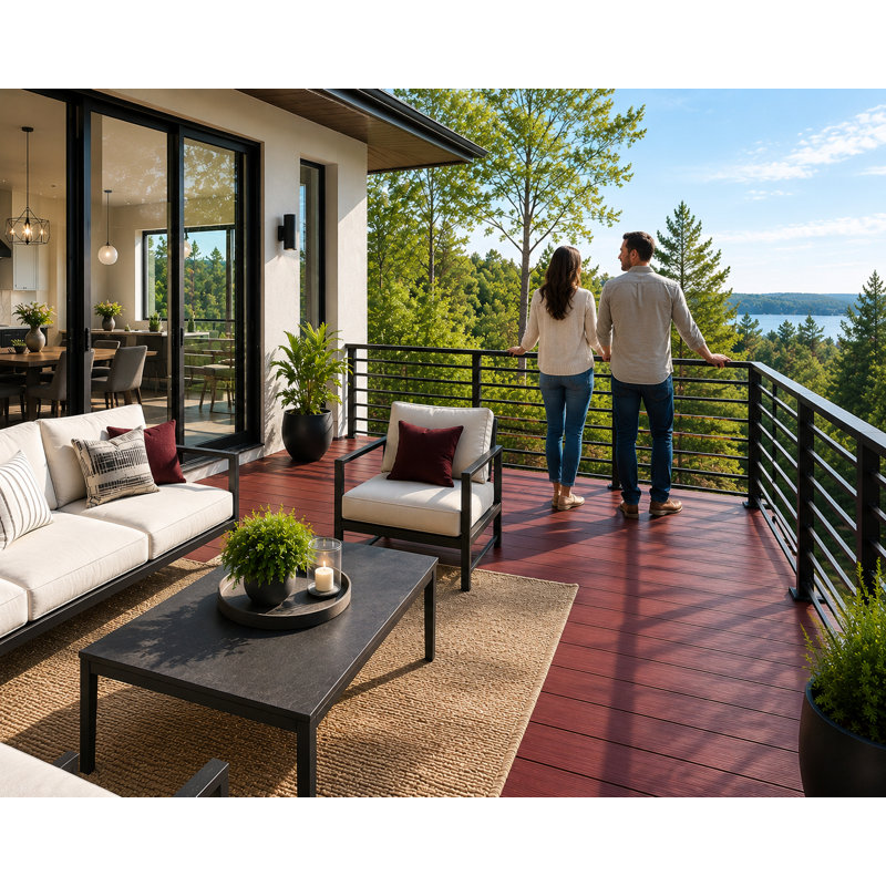 Ensemble de 4 barrières de sécurité horizontales, ensemble de balustres de balustrade avec poteau central, supports inclus, ensemble de balustrade pour terrasse et balcon robustes, nécessite 2 poteaux d'extrémité