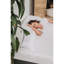Matelas pour lit simple en mousse viscoélastique imprégnée de gel de 10 po avec base à densité H 400 g / m², mousse rafraîchissante 2 po, blanc et gris foncé